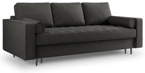 Tmavosivá rozkladacia pohovka Milo Casa Santo