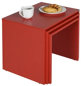 Skladací stôl SHP Red, 3 ks