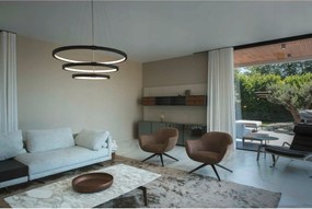 Slv Big White One Trio Dali Indoor, závesné Led svietidlo čierne, 3000/4000K