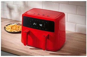 Silvercrest®  Teplovzdušná fritéza Retro 1973 Shlfd 2600 B1, červená (červená 1973)  (100393130)