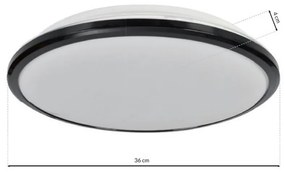 Stropné LED svietidlo Terma, 1x LED 24w, 4000k, b