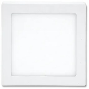 ECOLITE Stropné bodové LED svietidlo RAFA 2, 22,5 cm, IP20, 18W, 2700K, 1530lm, biele