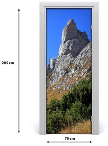 Fototapeta na dvere malý Giewont Tatry 75x205 cm