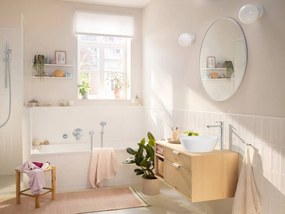 Hansgrohe Rebris S, vysoká umývadlová batéria 240 s odtokovou súpravou s tiahlom, CoolStart, chrómová, HAN-72580000