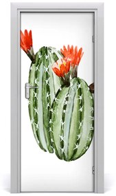 Samolepiace fototapety na dvere kaktusy 75x205 cm