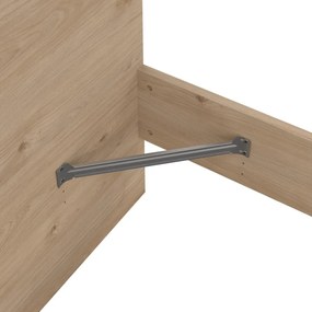 Jednolôžková posteľ v dekore duba v prírodnej farbe 90x190 cm Naia – Tvilum