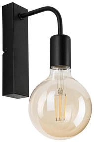 Nástenné svietidlo ASTRID 1xE27/60W/230V matná čierna