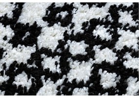 Kusový koberec Shaggy Safi biely atyp 60x250cm
