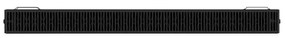 Mexen, Panelový radiátor Mexen Line CL22 600 x 1000 mm, bočné pripojenie, 1582 W, čierny - W422L-060-100-70