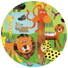 Vyhľadávacie puzzle s plagátom – Jungle – 35 ks