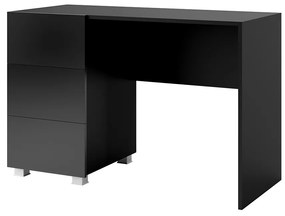 Písací stolík CALABRINI C-01 | čierna/čierny lesk