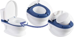 Ricokids Detský nočník s melódiou RK-290 biely a modrý