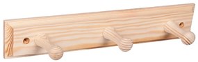 ČistéDrevo Nástenný vešiak drevený 30cm