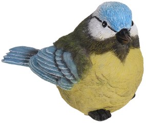 Záhradná figúrka z polistone Birds, sada 3ks, 9 cm, viacfarebná