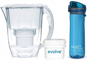 Kanvica na vodu Aqua Optima Oria s objemom 2,8 l + 60 - dňový filter + 600 ml fľaša