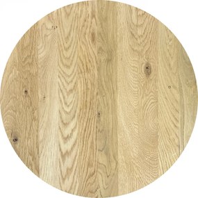 DUBLINO OAK STANDART 40 MM - MASÍVNA STOLOVÁ DOSKA Ø 60 cm