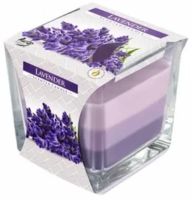 Sviečka v skle Dúha Levanduľa, 170 g