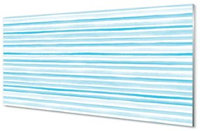 Obraz na akrylátovom skle Modré pruhy 100x50 cm