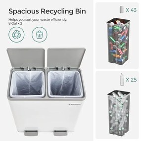 Odpadkový kôš 60l LTB60WT