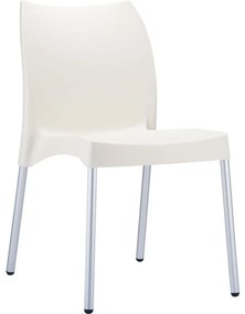 VITA záhradná stolička bez podrúčok beige