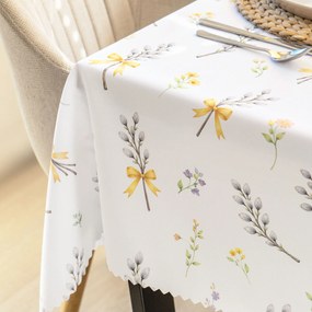 Goldea jarný hranatý teflónový obrus - bahniatka 80 x 80 cm