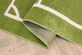 Koberec CLARA KIDS 02922A Ihrisko zelený / krémový