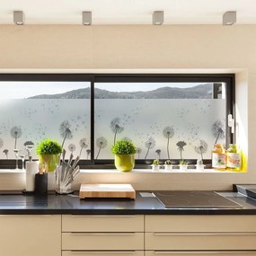 Samolepka na okno 200x40 cm Dandelions - Ambiance