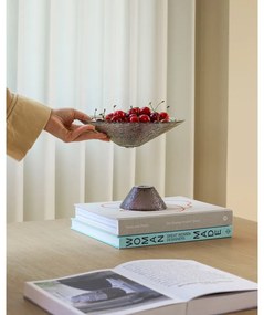 Zeleno-hnedá sklenená misa na ovocie ø 15 cm Bonbon – Hübsch