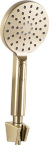 Rea Marco, vaňová batéria s ručnou sprchovou súpravou, zlatá matná, REA-B5942
