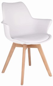 Jedálenská stolička ORLEAN – biela