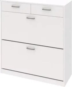 Stredne vysoký botník Mega 93, biela%