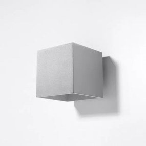 Sollux SL.0058 - Nástenné svietidlo QUAD 1 1xG9/8W/230V šedá