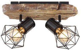 Globo 54017W-2 - Bodové svietidlo PRISKA 2xE27/60W/230V