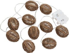 LED svetelná reťaz počet žiaroviek 10 ks na baterky dĺžka 180 cm Carlisle – House Nordic