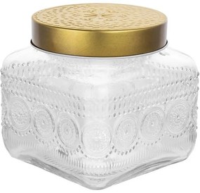 Altom Súprava sklenených dóz so zlatým vekom Daisy 1,3 l, 4 ks, 1,3 l