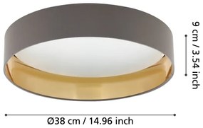 Eglo 99542 - LED Stropné svietidlo MASERLO LED/24W/230V