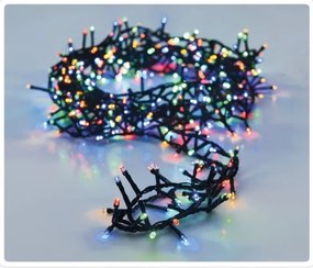 Svetelná vianočná reťaz Twinkle 30 m, farebná, 1500 LED