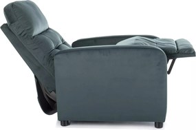 Polohovacie kreslo OTUS Velvet zelené