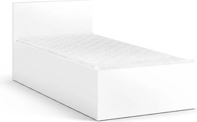 Posteľ SOFIA 80 x 200 cm, biela Rošt: S lamelovým roštom, Matrac: Matrac COCO MAXI 20 cm