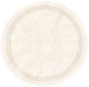 Kúpelňový okrúhly koberček Keno Elips Ecru B02