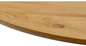 Okrúhly jedálenský stôl s doskou v dubovom dekore ø 100 cm Cesura – Unique Furniture