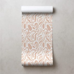 Fototapeta organické béžové vlny