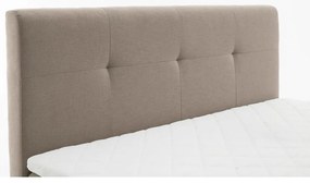 Béžová boxspring posteľ 180x200 cm Stockholm – Meise Möbel