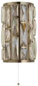 Searchlight 6582-2AB - Nástenné svietidlo BIJOU 2xE27/60W/230V mosadz