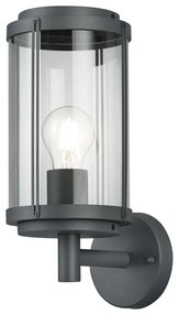 TANARO| Retro nástenná vonkajšia lampa v tvare lampáša IP44 Farba: Antracit