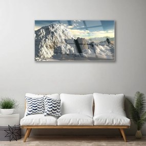 Skleneny obraz Hory príroda 100x50 cm