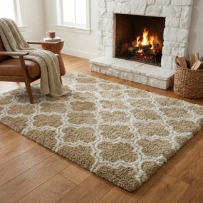 Protišmykový koberec DECOR béžový