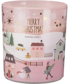 Vonná sviečka Winter Fun, vôňa Pink Fairytale, 270 g
