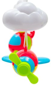 Kolotoč Baby Mix nad postieľku s projektorom adiaľkovým ovládaním, modrý