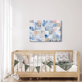 Obraz - Geometrické tvary na stene (90x60 cm)